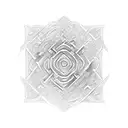Intricate labyrinth tattoo design idea
