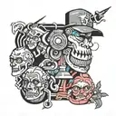 trans visibility  tattoo design idea