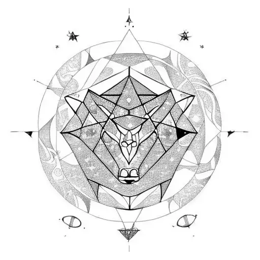 the constellation symbols of Taurus, Aquarius, and Pisces? tattoo design idea