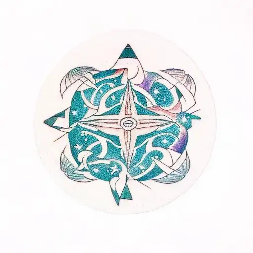 the constellation symbols of Taurus, Aquarius, and Pisces? tattoo design idea