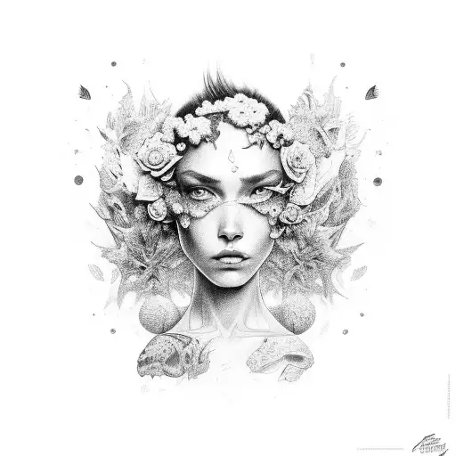 Alicia en el país de las maravillas tattoo design idea