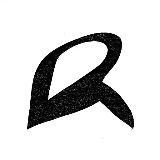 Letter "K" with a heart  tattoo design idea