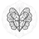 beach butterfly heart dna brain tattoo design idea