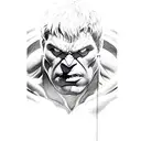 incredible hulk  tattoo design idea