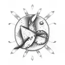 tummy tuck tattoo design idea