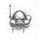 every cloud has a silver lining tattoo design idea