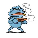 cookie monster smoking tattoo design idea