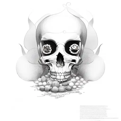 corpses died of jelousy tattoo design idea