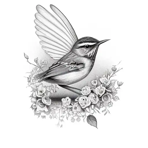 Amazon.com : Large 'Wren' Temporary Tattoo (TO00021991) : Beauty & Personal  Care