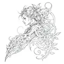 Comparison is the thief of joy as a sleeve and the meaning should be subtle designed tattoo design idea