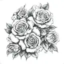 Comparison is the thief of joy as a sleeve and the meaning should be subtle designed use no roses tattoo design idea