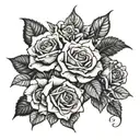 Comparison is the thief of joy as a sleeve and the meaning should be subtle designed use no roses tattoo design idea