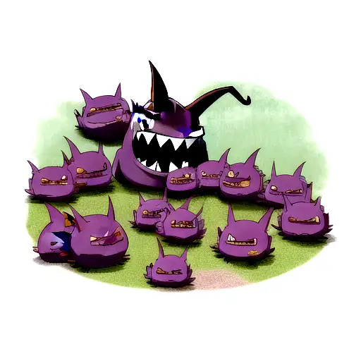 Gengar  tattoo design idea