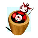 Daruma tattoo design idea