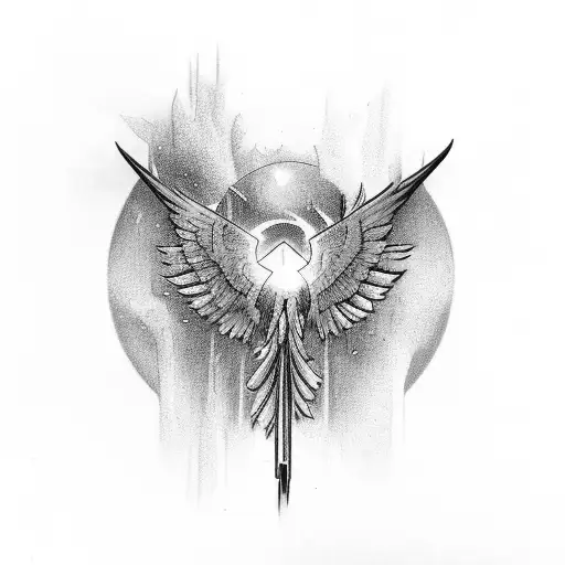 dawn with hope no writting tattoo design idea