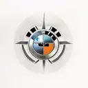 bmw e36 tattoo design idea