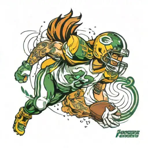 green bay packers rip griffin  tattoo design idea