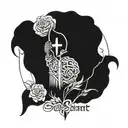 Every Saint has a past every sinner has a future tattoo design idea