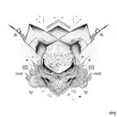 Dopamin in combination with hiking tattoo design idea