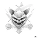 Dopamin in combination with hiking tattoo design idea