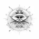 dios sol inca  tattoo design idea