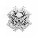 Description of the 7 deadly sins inside the number 13 tattoo design idea