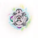 Description of the 7 deadly sins inside the number 13 tattoo design idea