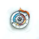 Description of the 7 deadly sins inside the number 13 tattoo design idea