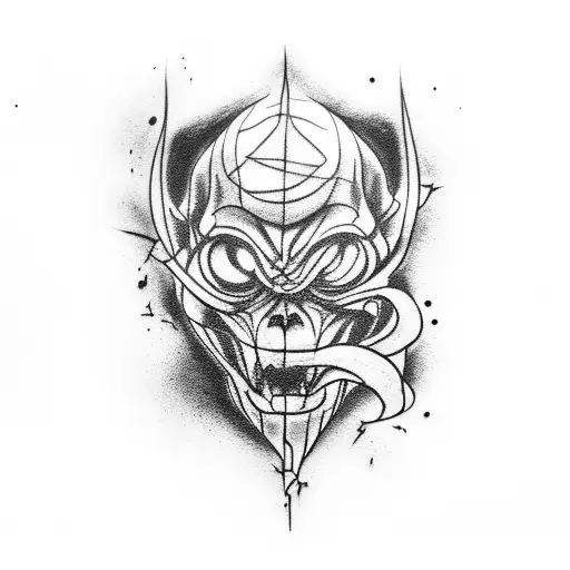 Dark Mark Harry Potter tattoo design idea