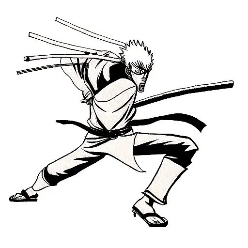 Bleach Samurai tattoo design idea