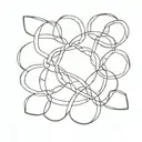 Interlocking D's: Design the two 'D's so they interlock or overlap, creating a seamless and aesthetically pleasing patte tattoo design idea