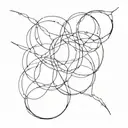 Interlocking D's: Design the two 'D's so they interlock or overlap, creating a seamless and aesthetically pleasing patte tattoo design idea