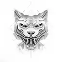 pantera negra  tattoo design idea