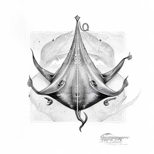 stingray tattoo design idea