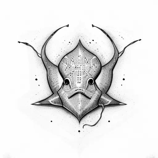 stingray tattoo design idea