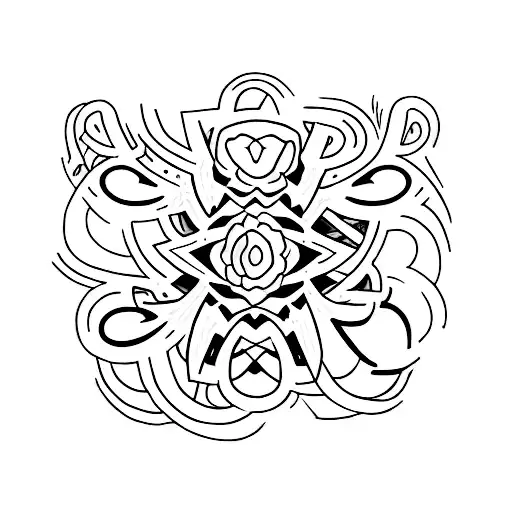 cover up for a very bold  tatoo that reads -Alex tattoo design idea