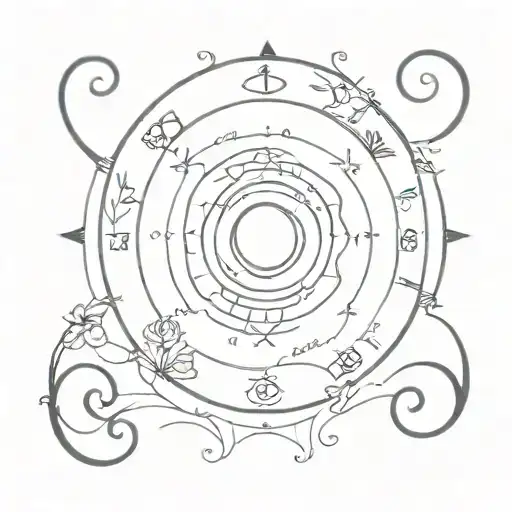 ouija board design tattoo design idea