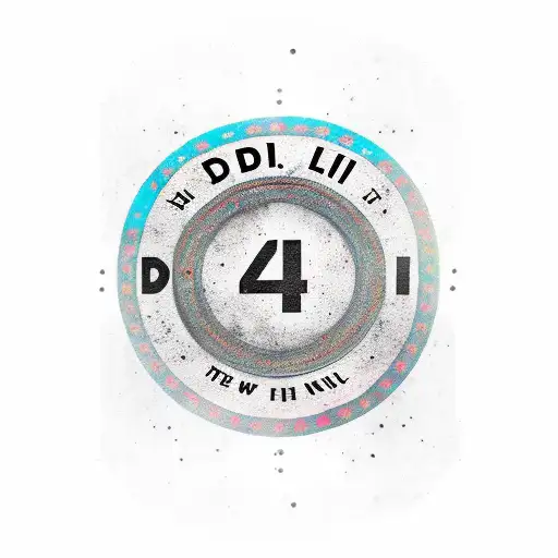 "the Delhi 41" text tattoo design idea