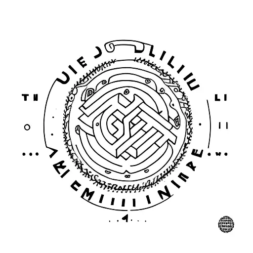 "the Delhi 41" text tattoo design idea