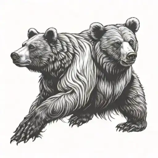 gay bear tattoo design idea
