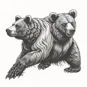 gay bear tattoo design idea