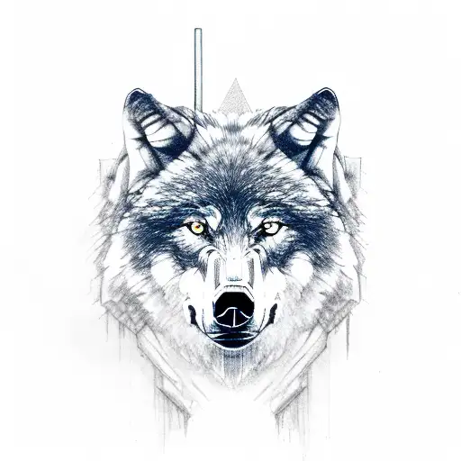 Wolf, bear, freedom, family, god, guns, traps, neverbackdo tattoo design idea