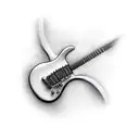 Electric Guitar tattoo design idea