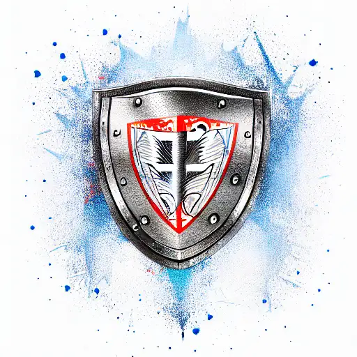 Shield tattoo design idea