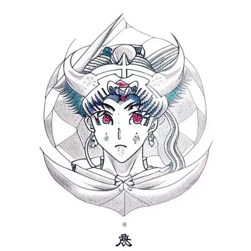 sailor moon feminist  tattoo design idea