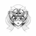 sailor moon feminista  tattoo design idea