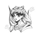 sailor moon feminista  tattoo design idea