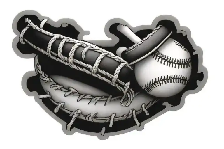 baseball seams around my wrist band tattoo tattoo design idea