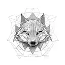 SKOLL AND HATI tattoo design idea