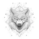 SKOLL AND HATI tattoo design idea